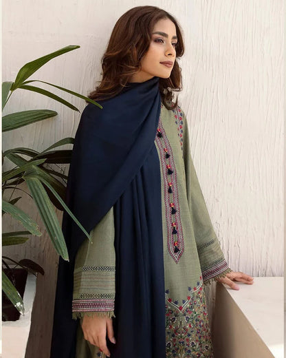 JAZMIN Lawn-3PC Embroidered With Lawn Dupatta-1122