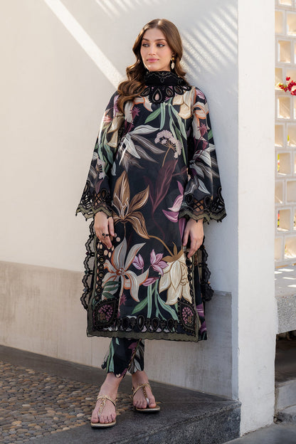 Broque Embroidered & Digital Printed Lawn Suit – 3Pc