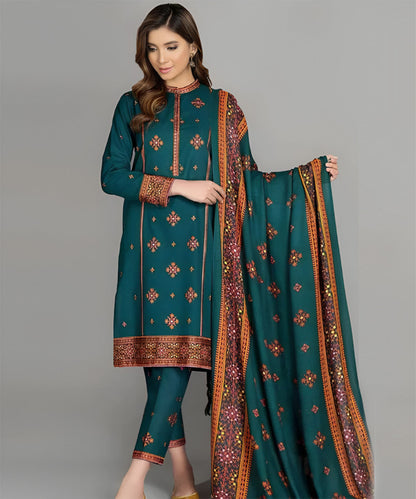 Kayseria Lawn-3PC Embroidered with Lawn Embroidered Dupatta-1118