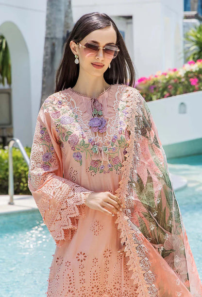 Maria.B. - 3PC EMBROIDERED LAWN SUIT PRINTED DUPPATA