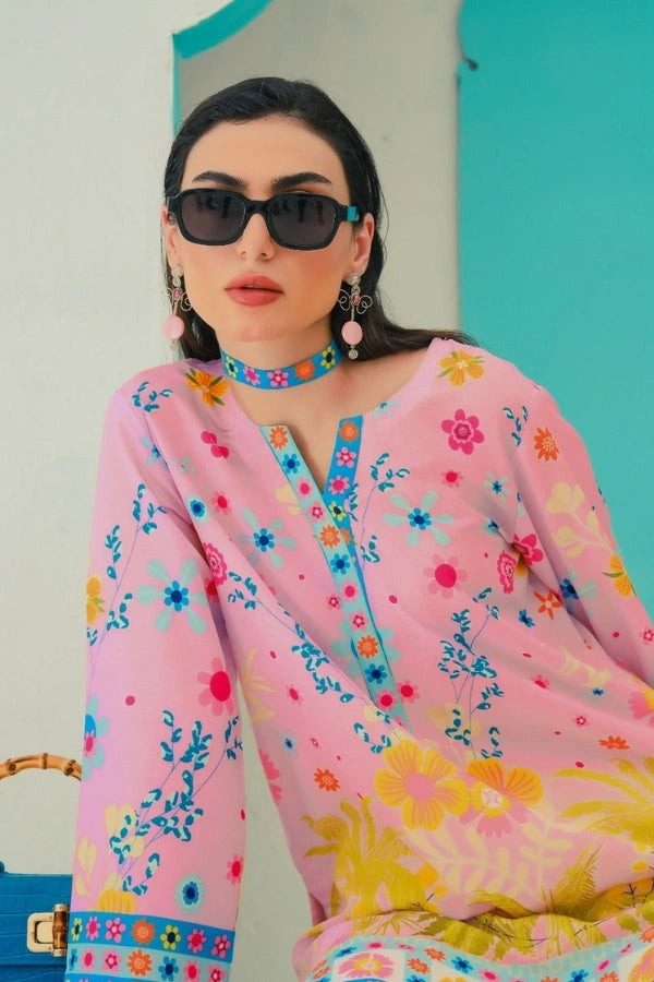 Silk 2 Piece – Rosy Vibe Co-ord Set By elevenstuff