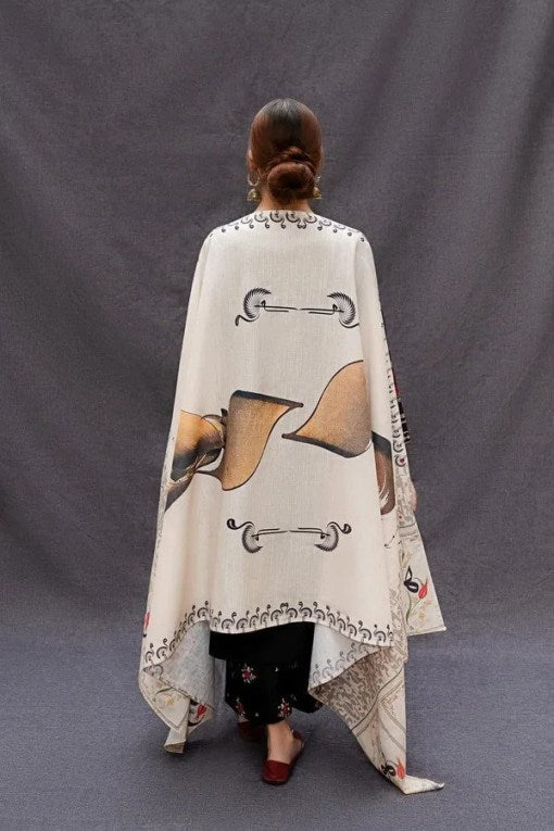 Urge - 3PC Lawn Embroidered Shirt And Trouser With Printed Duppata