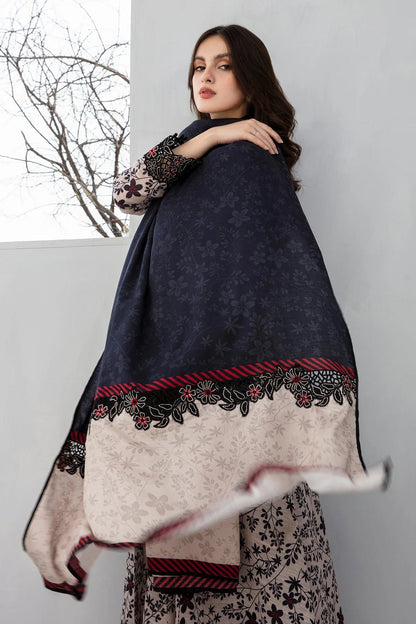 BAROQUE - 3PC Lawn Printed Shirt With Voile Printed Dupatta-1513