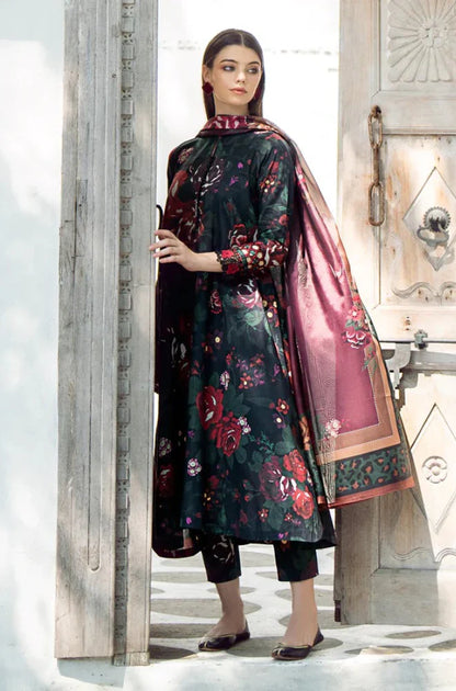 BAROQUE 3PC Lawn Printed Shirt With Voile Printed Dupatta-783