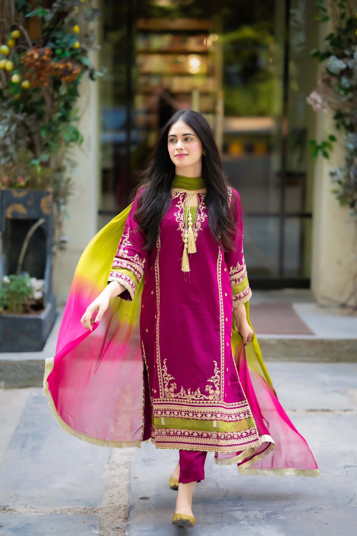 Asim Jofa | Unstitched | Embroidered 3 Piece