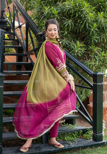 Asim Jofa | Unstitched | Embroidered 3 Piece