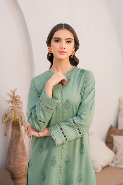 JAZMIN LAWN-3PC EMBROIDERED SHIRT WITH PRINTED DUPATTA-1228