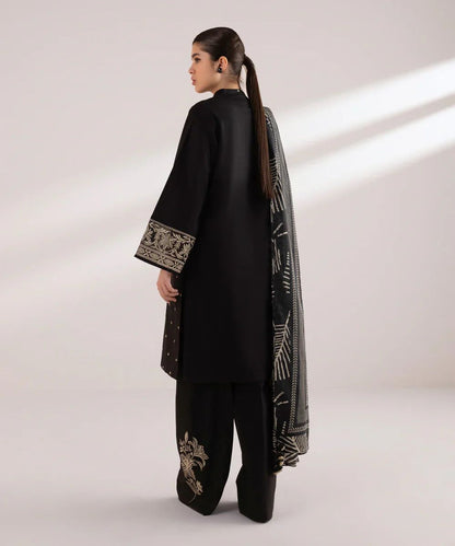 SAPPHIRE 3PC LAWN EMBROIDERED SHIRT WITH PRINTED DUPATTA-1101