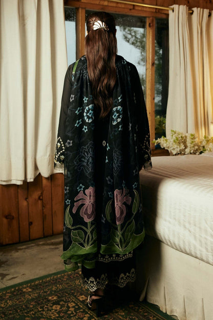 Black lawn dress