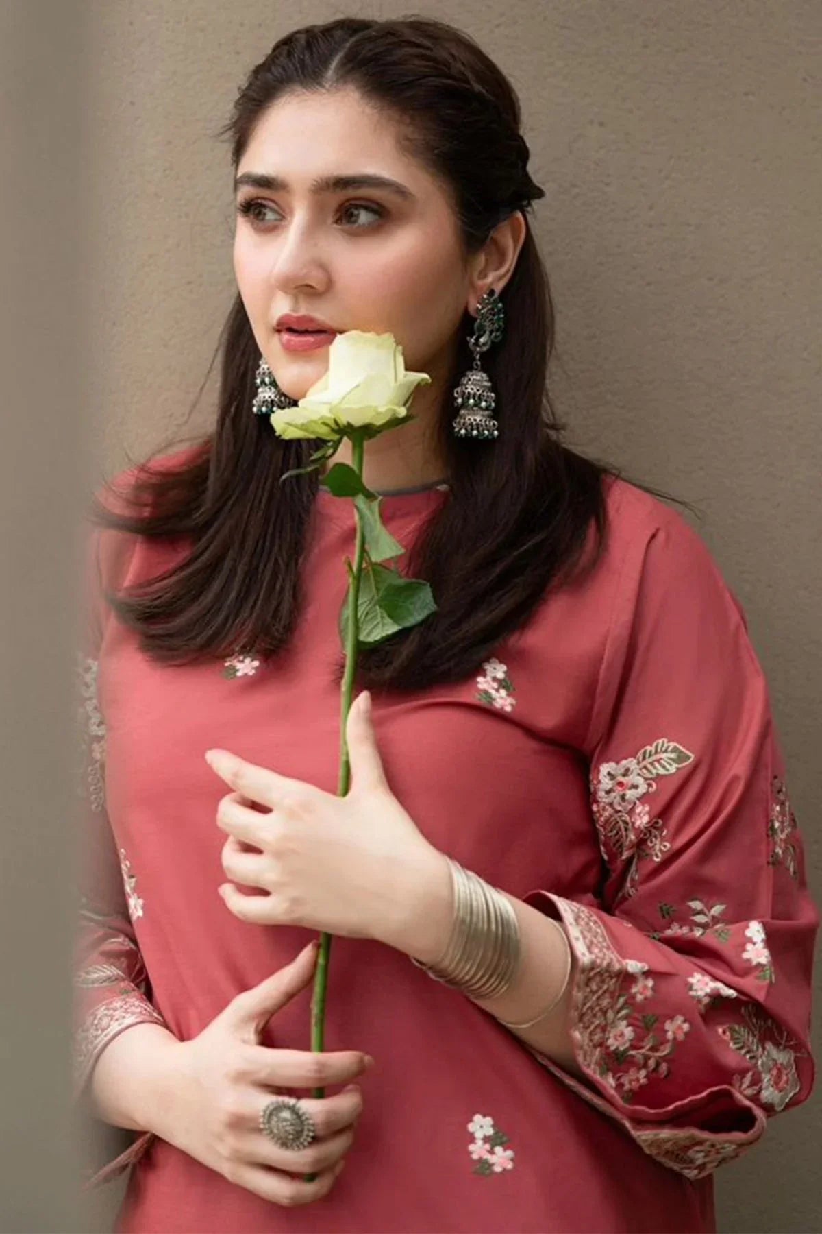 URGE Lawn 2PC EMBROIDERED SHIRT AND TROUSER-1012