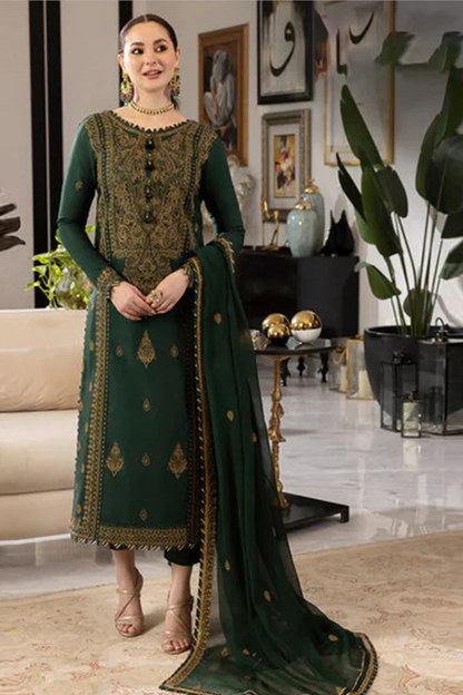 Asim Jofa Dhanak 3PC Embroidered With Chiffon Embroidered Dupatta-658