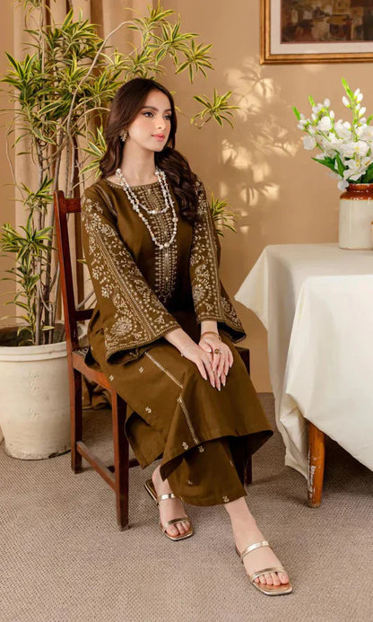 Batik Lawn 2PC Embroidered-1024