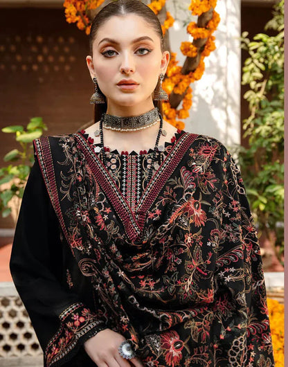 Bareeze Dhanak 3PC Embroidered With Full Embroidered Shawl-1296