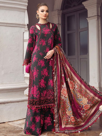 MARIA B 3PC Lawn Printed Shirt With Printed Dupatta And Trouser-779