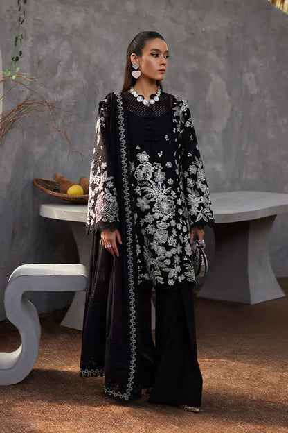 CROSS STITCH 3PC LAWN EMBROIDERED SHIRT WITH CHIFFON EMBROIDERED DUPATTA-441