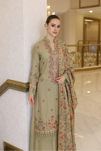 Bareeze Dhanak 3PC Embroidered With Dhanak Shawl Embroidered-141