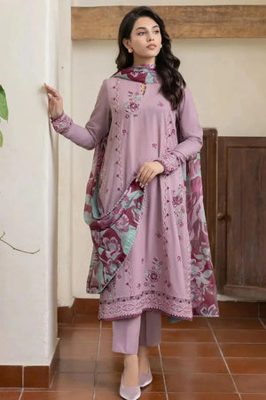 Jazmin Lawn 3PC Embroidered With Printed Dupatta-1127